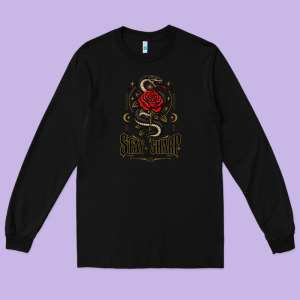 Stay Sharp   Revised Long Sleeve Tee Designed By Adamafterink