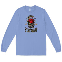 Colony Blue stay sharp   revised Long Sleeve Tee - adamafterink