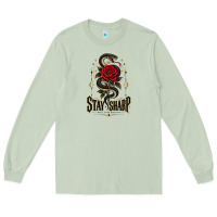 Matcha stay sharp   revised Long Sleeve Tee - adamafterink