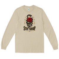Mushroom stay sharp   revised Long Sleeve Tee - adamafterink