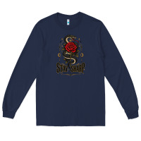 Navy stay sharp   revised Long Sleeve Tee - adamafterink