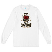 White stay sharp   revised Long Sleeve Tee - adamafterink
