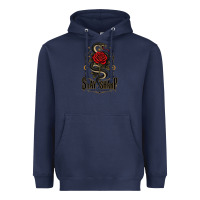 Navy stay sharp   revised Heavyweight Hoodie - adamafterink