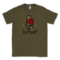 Army Green stay sharp   revised Classic Tee - adamafterink