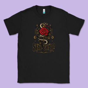 Stay Sharp   Revised Classic Tee Designed By Adamafterink