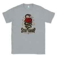 Heather Grey stay sharp   revised Classic Tee - adamafterink