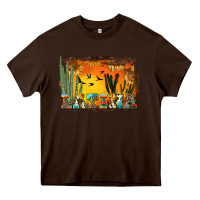 Chocolate Brown western latina Heavy Core Tee - BundleAndBundleShop