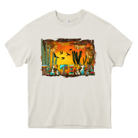 Cream western latina Heavy Core Tee - BundleAndBundleShop