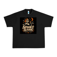 Black Spooky Season Social Club Urban Heavy Tee - Merry & Macabre