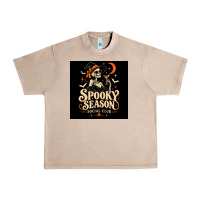 French Oak Spooky Season Social Club Urban Heavy Tee - Merry & Macabre