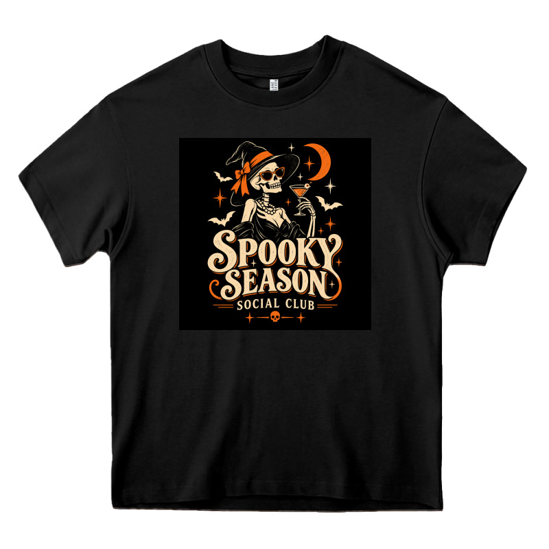 Spooky Season Social Club Heavy Core Tee by Merry & Macabre | Teevron