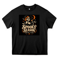 Black Spooky Season Social Club Heavy Core Tee - Merry & Macabre