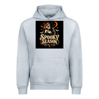 Heather Grey Spooky Season Social Club Urban Hoodie - Merry & Macabre