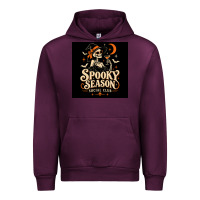 Mauve Wine Spooky Season Social Club Urban Hoodie - Merry & Macabre