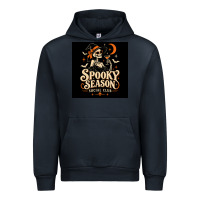 Navy Spooky Season Social Club Urban Hoodie - Merry & Macabre