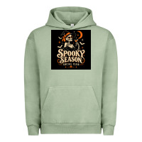 Pigment Oil Green Spooky Season Social Club Urban Hoodie - Merry & Macabre