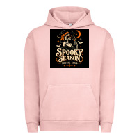 Pigment Salmon Spooky Season Social Club Urban Hoodie - Merry & Macabre