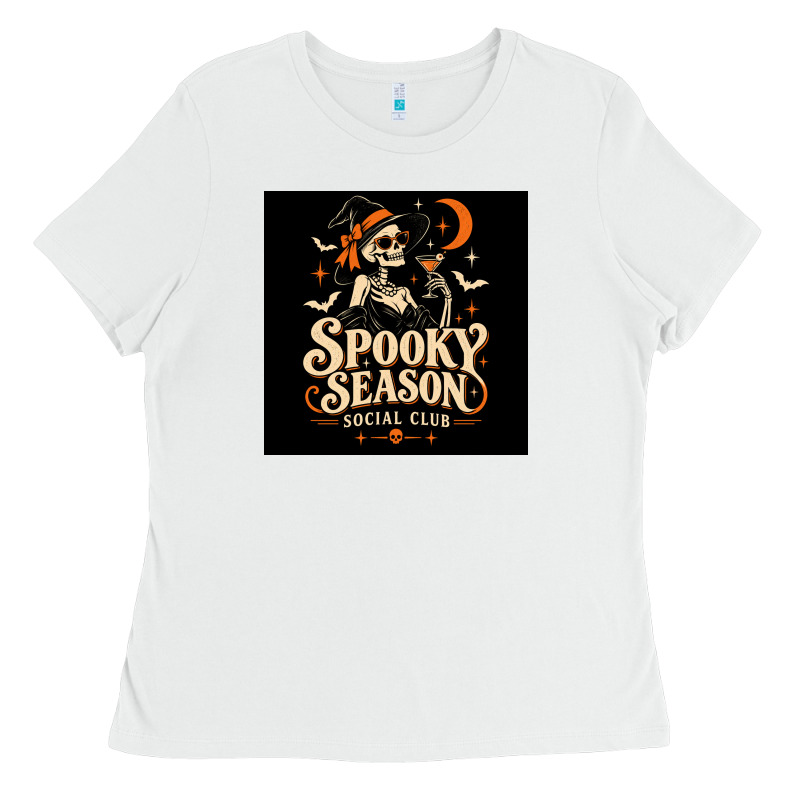 Spooky Season Social Club Ladies Tee by Merry & Macabre | Teevron