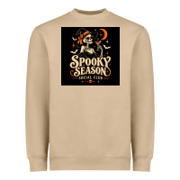 Mushroom Spooky Season Social Club Heavyweight Sweatshirt - Merry & Macabre