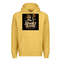 Antique Gold Spooky Season Social Club Premium Hoodie - Merry & Macabre