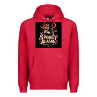 Cardinal Spooky Season Social Club Premium Hoodie - Merry & Macabre