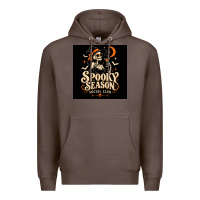 Coffee Spooky Season Social Club Premium Hoodie - Merry & Macabre