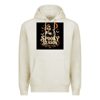 Oatmeal Heather Spooky Season Social Club Premium Hoodie - Merry & Macabre