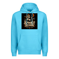 Ocean Blue Spooky Season Social Club Premium Hoodie - Merry & Macabre