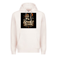 Pale Pink Spooky Season Social Club Premium Hoodie - Merry & Macabre