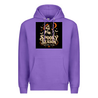 Purple Spooky Season Social Club Premium Hoodie - Merry & Macabre