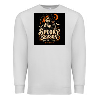 Dove Grey Spooky Season Social Club Premium Sweatshirt - Merry & Macabre