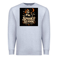 Heather Grey Spooky Season Social Club Premium Sweatshirt - Merry & Macabre