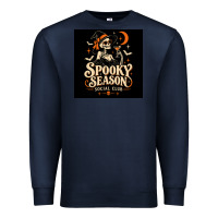 Navy Spooky Season Social Club Premium Sweatshirt - Merry & Macabre