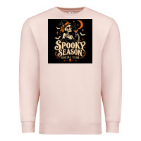 Pale Pink Spooky Season Social Club Premium Sweatshirt - Merry & Macabre