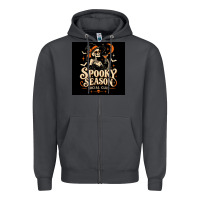 Smoke Spooky Season Social Club Zipper Hoodie - Merry & Macabre