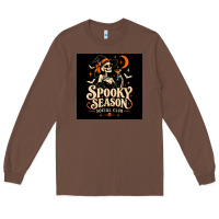 Chestnut Spooky Season Social Club Long Sleeve Tee - Merry & Macabre