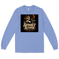 Colony Blue Spooky Season Social Club Long Sleeve Tee - Merry & Macabre
