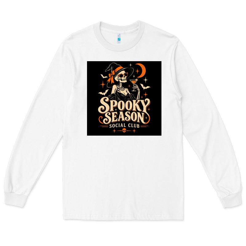 Spooky Season Social Club Long Sleeve Tee by Merry & Macabre | Teevron