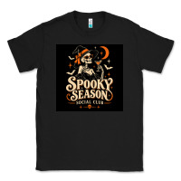 Black Spooky Season Social Club Classic Tee - Merry & Macabre