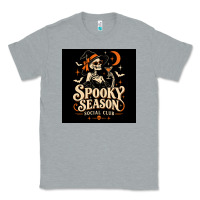 Heather Grey Spooky Season Social Club Classic Tee - Merry & Macabre