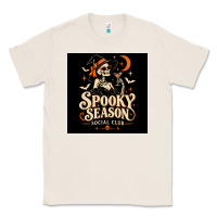 Natural Spooky Season Social Club Classic Tee - Merry & Macabre