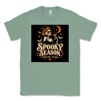 Sage Spooky Season Social Club Classic Tee - Merry & Macabre