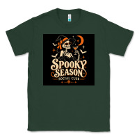 Sports Green Spooky Season Social Club Classic Tee - Merry & Macabre