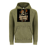 Vintage Olive Spooky Season Social Club Vintage Hoodie - Merry & Macabre