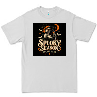 Dove Grey Spooky Season Social Club Premium Tee - Merry & Macabre