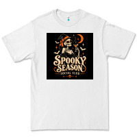 White Spooky Season Social Club Premium Tee - Merry & Macabre