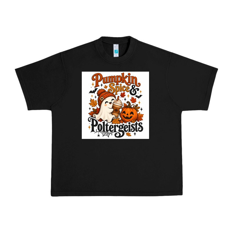 Pumpkin Spice & Potergeist Urban Heavy Tee by Merry & Macabre | Teevron