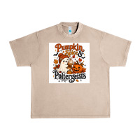 French Oak Pumpkin Spice & Potergeist Urban Heavy Tee - Merry & Macabre