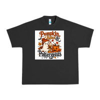 Pigment Black Pumpkin Spice & Potergeist Urban Heavy Tee - Merry & Macabre