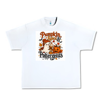 White Pumpkin Spice & Potergeist Urban Heavy Tee - Merry & Macabre